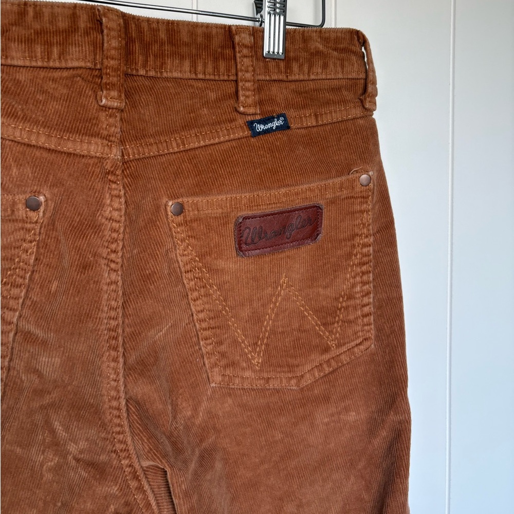 Wrangler Retro Corduroy Brown Flare Pants Women’s 29x36 - Picture 5 of 8